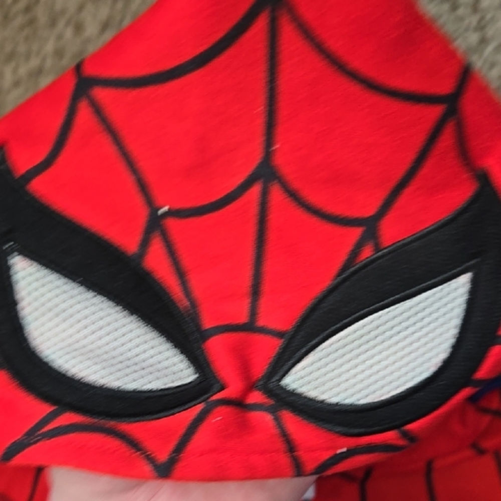 Marvel Spider-Man Red and Blue Superhero Costume Onesie - Picture 5 of 6
